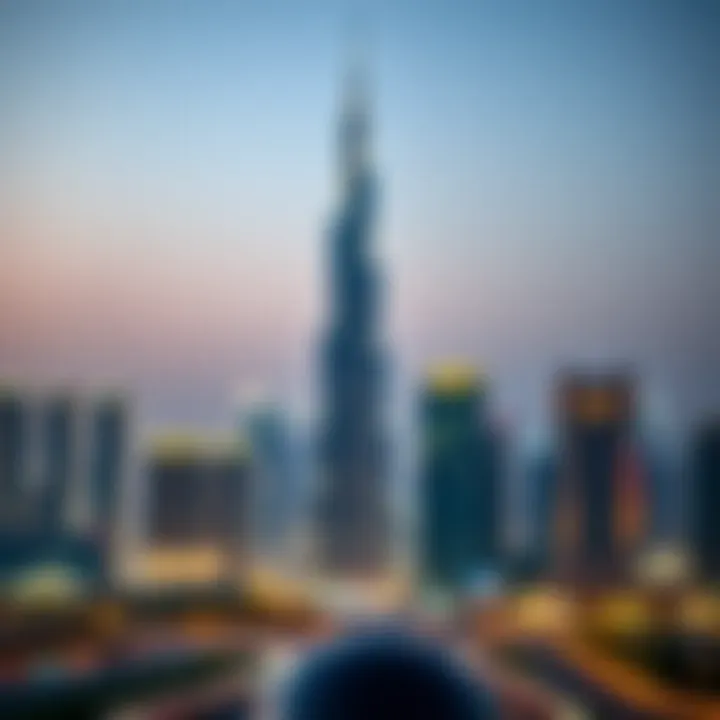 Burj Khalifa: The Pinnacle of Dubai's Skyline Iconic Burj Khalifa towering above the city skyline