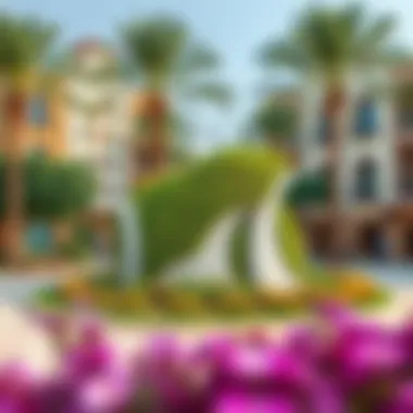 Lush Landscapes of Townsquare Dubai Lush landscapes and tranquil parks in Townsquare Dubai