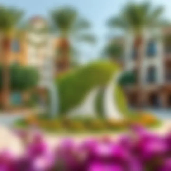 Lush Landscapes of Townsquare Dubai Lush landscapes and tranquil parks in Townsquare Dubai