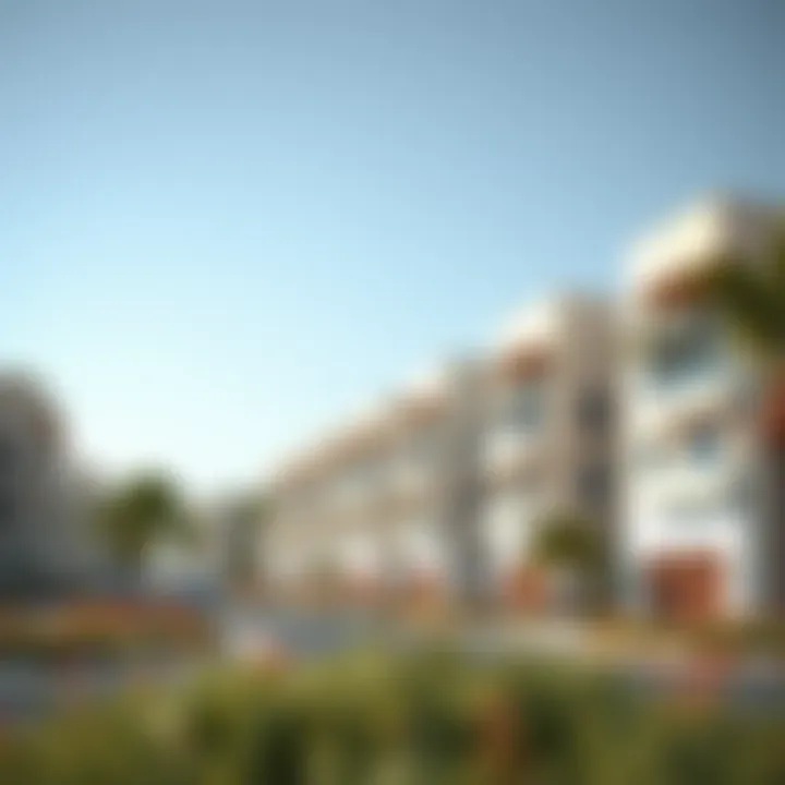 Modern housing developments in Umm Al Ramool reflecting real estate trends