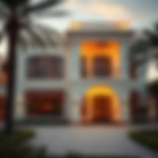 Elegant villa exterior in Al Warqaa