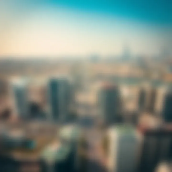 Aerial view of Dubai showcasing real estate trends