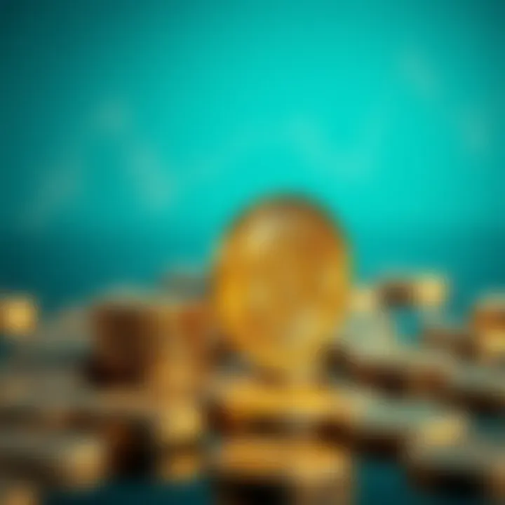 Gold coins of varying alloys reflecting the economic significance in the UAE