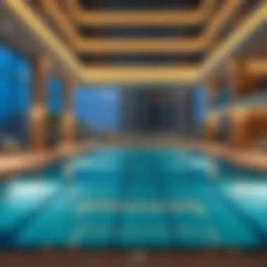 Exclusive Amenities: Lifestyle and Leisure at Gold Crest Amenities available at Gold Crest Executive Tower including pool and gym