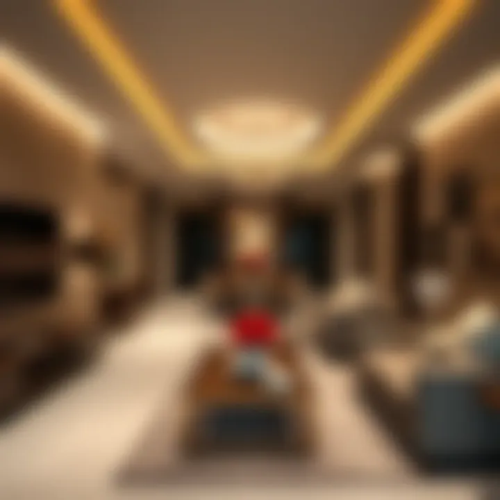 Inside Look: Luxurious Living Spaces at Gold Crest Luxurious interior of a residential unit in Gold Crest Executive Tower