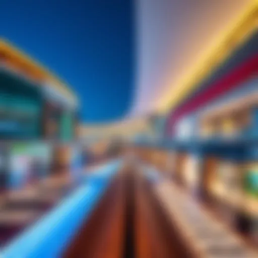 Stunning architectural view of Grand Mall Al Quoz showcasing modern design