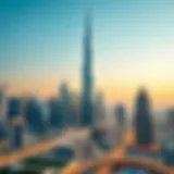 Stunning skyline view featuring Hamdan Tower