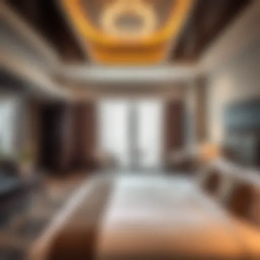 Luxurious guest room at Holiday Inn Suites Dubai Science Park