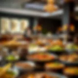 A Culinary Feast for Iftar in Dubai An elaborate iftar spread showcasing traditional and modern dishes
