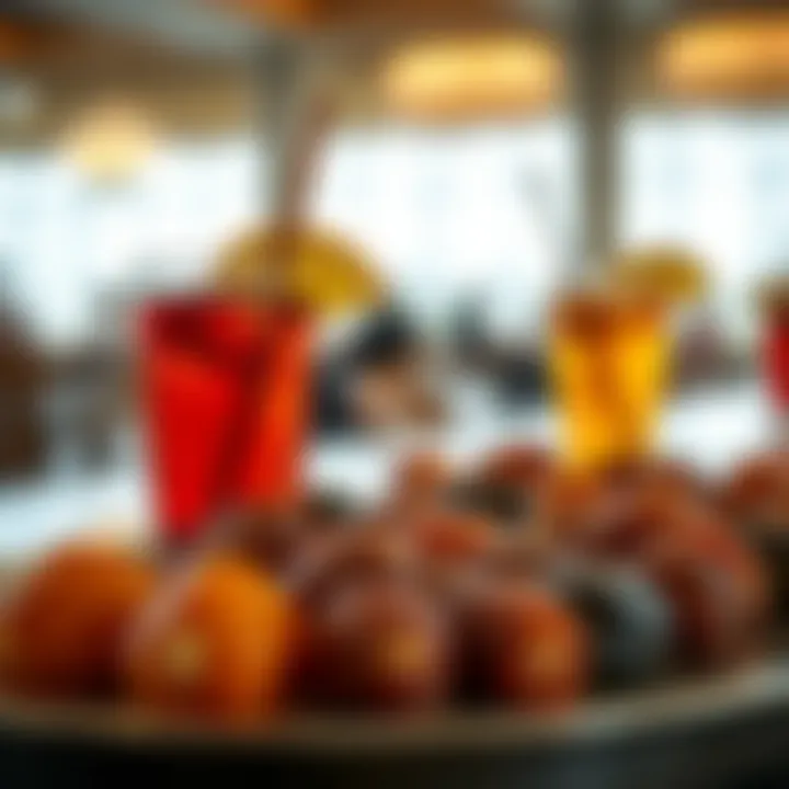 Essential Delights for Iftari A close-up of dates and refreshing drinks typical for breaking fast