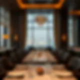 Elegant dining setup at Ila Restaurant
