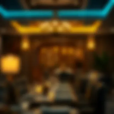 Intimate Dining Atmosphere Intimate dining experience with soft lighting