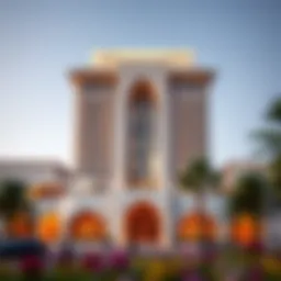 Stunning view of a Jannah hotel showcasing unique architectural design