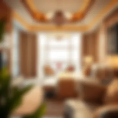 Luxurious Suite Experience at Jannah Hotels Luxurious interior of a Jannah hotel suite highlighting opulence