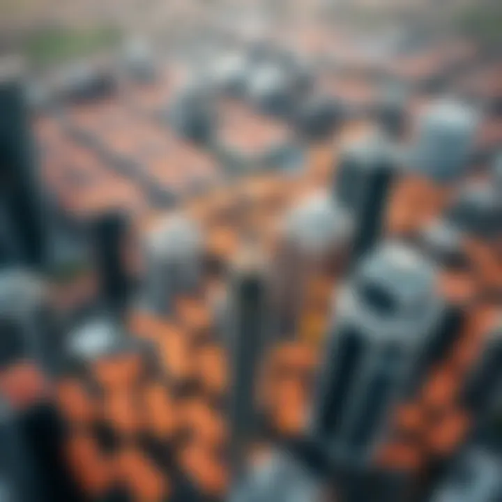 Urban Development in Dubai Aerial view showcasing Dubai's urban development