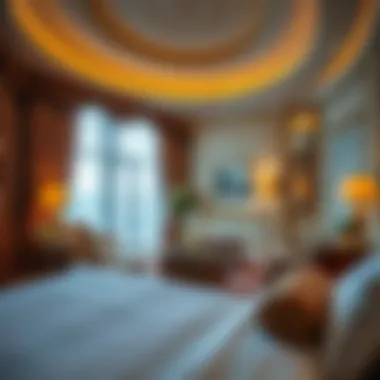 Luxurious Guest Room at Khalidia Palace Hotel Luxurious guest room interior at Khalidia Palace Hotel