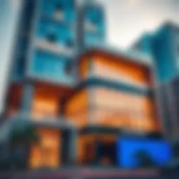 Stunning exterior view of KML Building showcasing modern architecture