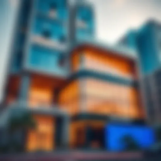 Stunning exterior view of KML Building showcasing modern architecture