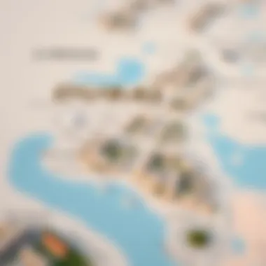 Map highlighting Liwan's strategic location in Dubai