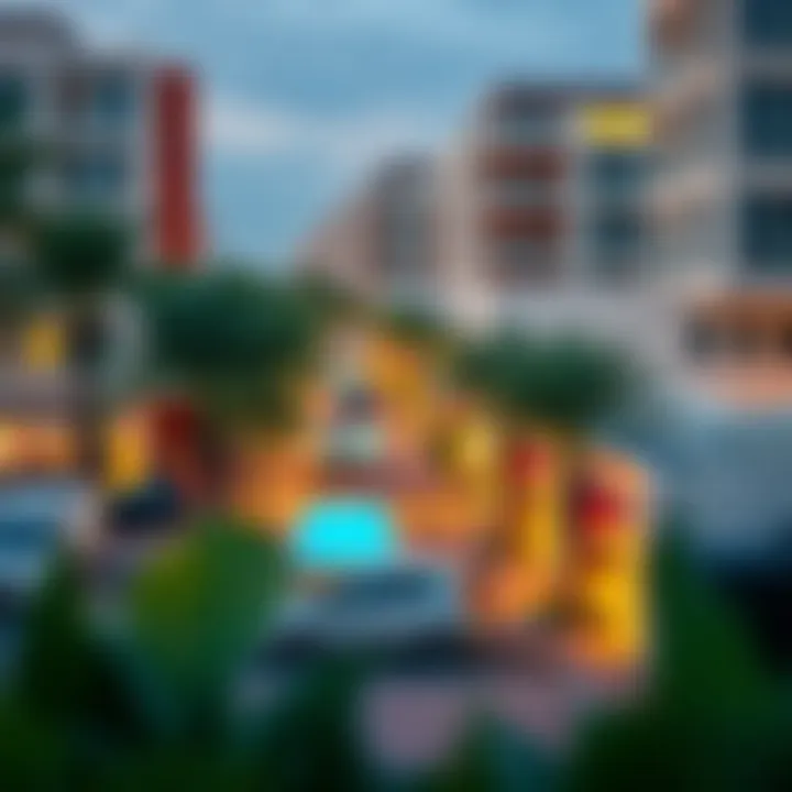 Vibrant Community around Louvre Abu Dhabi Vibrant neighborhood surrounding Louvre Abu Dhabi Residences