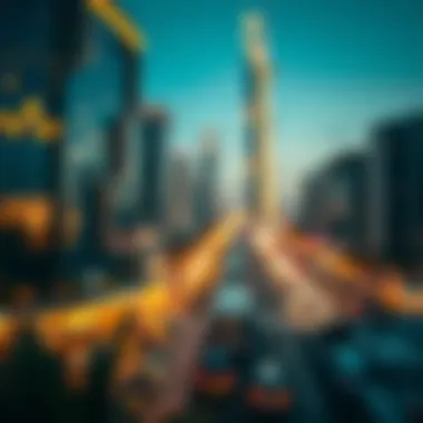 Real Estate Market Trends in Dubai Graph illustrating Dubai's real estate market trends