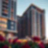 Luxurious exterior view of Millennium Talia Residences