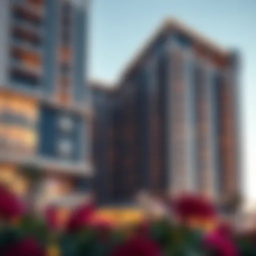 Luxurious exterior view of Millennium Talia Residences
