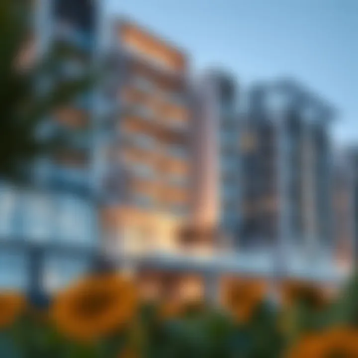 Modern residential development in Dubai