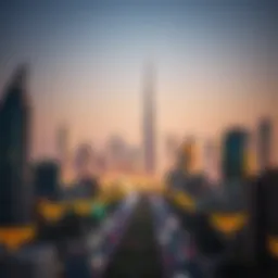 Skyline of Dubai representing business opportunities