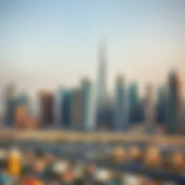 Dubai Skyline: A Modern Marvel A panoramic view of Dubai's skyline showcasing modern architecture