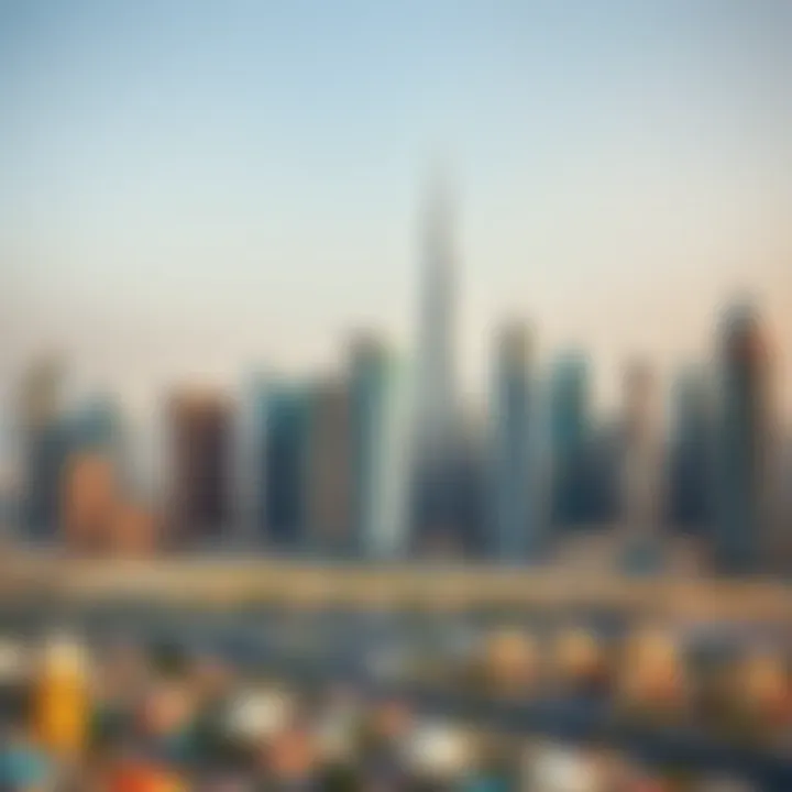 Dubai Skyline: A Modern Marvel A panoramic view of Dubai's skyline showcasing modern architecture