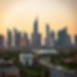 Dubai skyline showcasing modern architecture