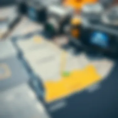 Map highlighting different zones for land ownership in the UAE