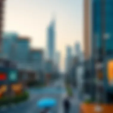 Dubai's Architectural Marvels Skyline of Dubai Design District showcasing amenities