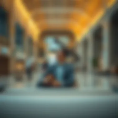 Business Traveler's Experience in Dubai Business traveler enjoying a seamless experience in Dubai