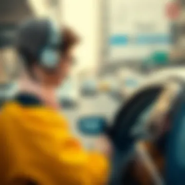 User selecting a taxi service in Dubai