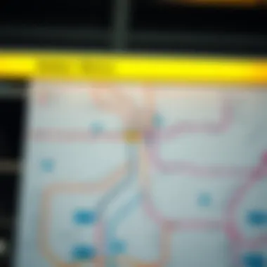 Comprehensive Dubai Metro Map A map of Dubai Metro lines showcasing connectivity