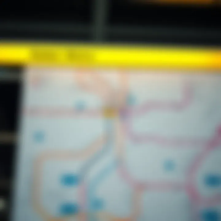 Comprehensive Dubai Metro Map A map of Dubai Metro lines showcasing connectivity