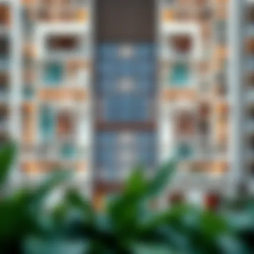 Intricate Design Features of Ocean Heights Architectural layout of Ocean Heights showcasing floor plan nuances