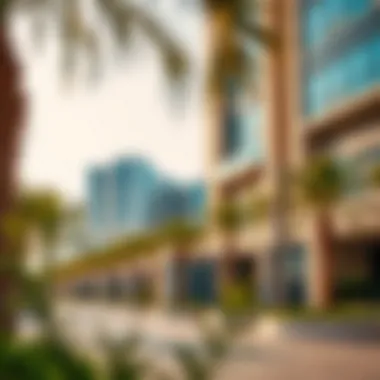 Prime location of Palma Building in Al Jaddaf