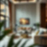 Elegant Living Room Designs at Pan Emirates A stylish living room setup showcasing Pan Emirates furniture