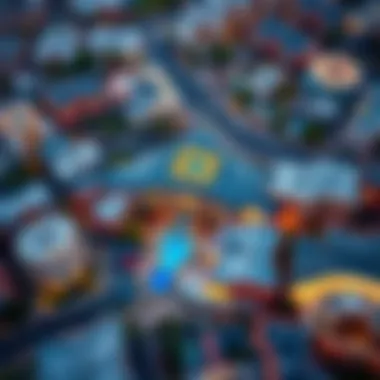 Aerial View of the Thriving Community at Pandora Deira City Center Aerial view of the vibrant community surrounding Pandora Deira City Center