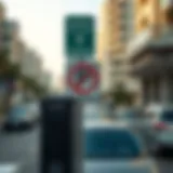 Understanding Parking Regulations in Dubai Parking sign indicating regulations in Dubai