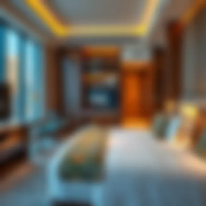 Luxurious guest room with contemporary decor at Radisson Hotel