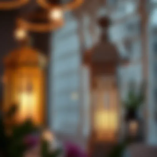 Illuminating Lanterns for Ramadan Elegant lanterns illuminating a cozy Ramadan setting