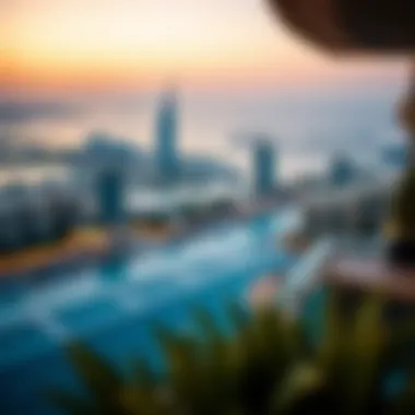 Scenic Waterfront Views from Luxury Residences Breathtaking waterfront view from a luxury residence in Dubai