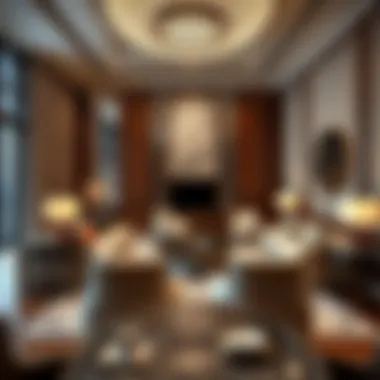 Opulent Interiors of the Ritz-Carlton Residences Luxurious living area inside the Ritz-Carlton Residences
