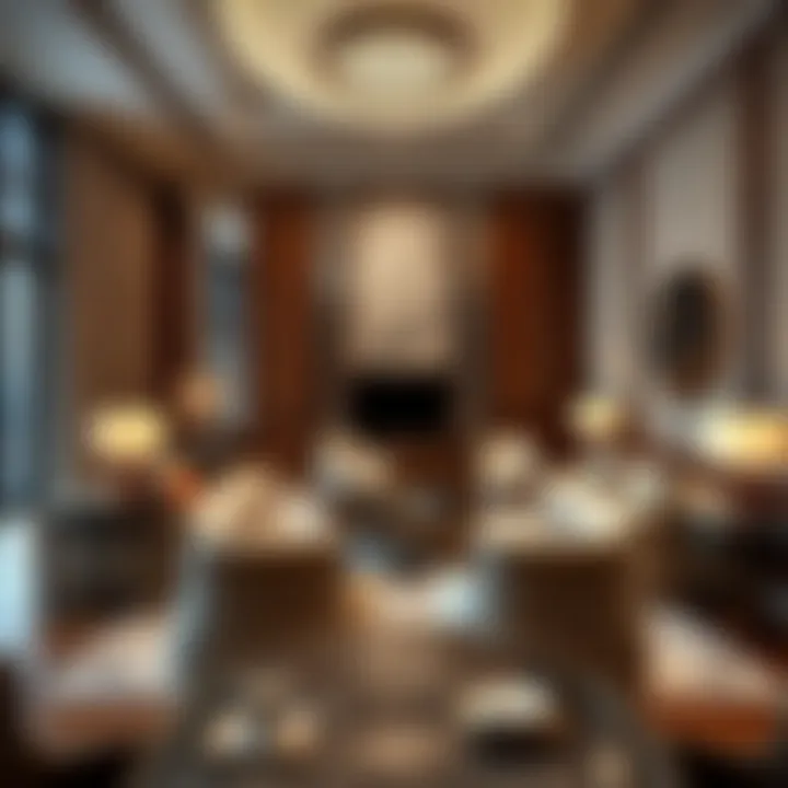 Opulent Interiors of the Ritz-Carlton Residences Luxurious living area inside the Ritz-Carlton Residences