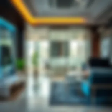 Interior of Rocky Real Estate Brokerage Office Modern office interior of Rocky Real Estate Brokerage LLC