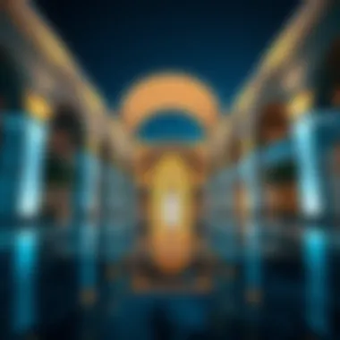 Roda Amwaj's architectural features